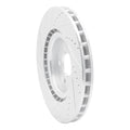 DFC 07-14 Ford Mustang Front Right Drilled & Slotted Silver Brake Rotor