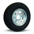 ST175/80D13 MOUNTED ON GALVANIZE SPOKE 13X4.5 5X4.5 LOAD RATING: C 6PLY RATED 1350 LBS