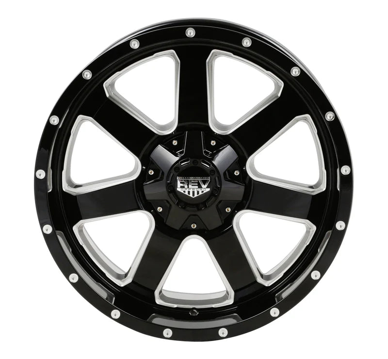 REV Wheels black auto part