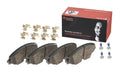 Brembo 18-21 Volkswagen Atlas/20-21 Atlas Cross Sport Front Premium Low-Met OE Equivalent Pad