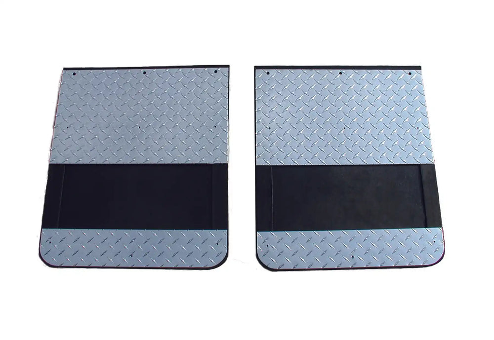 7398 FORD F250/F350 DUAL WHEEL DIAMON THREAD MUD FLAP SET