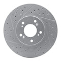 R1 99-04 Acura Rl Front Left Drilled & Slotted Geoperformance Rotor