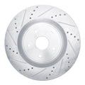 DFC 18-25 Subaru WRX STI Front Left Drilled & Slotted Silver Brake Rotor