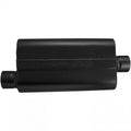 50 Series Delta Flow Chambered Muffler 50 Delta Flow Stainless Steel 3.00 Offset In 3.00 Center Out Moderate Sound Flowmaster