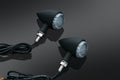 Kuryakyn Torpedo Indicator LED Amber/Red Lights Rear Run-Turn-Brake Matte Black