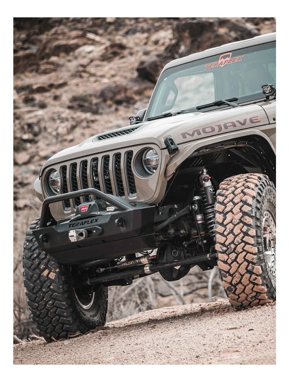 18C JEEP WRANGLER JL; 20C GLADIATOR JT: ROCKGUARD CREST FRONT BUMPER SKID PLAT