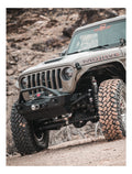 18C JEEP WRANGLER JL; 20C GLADIATOR JT: ROCKGUARD CREST FRONT BUMPER SKID PLAT