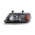 LH HEADLAMP ASSY COMPOSITE; W/BRIGHT BEZEL; FROM 3/00; MONTERO SPORH 0004