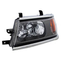 LH HEADLAMP ASSY COMPOSITE; W/BRIGHT BEZEL; FROM 3/00; MONTERO SPORH 0004