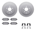 DFC 75-95 Volvo GLE Rear Geospec Rotors with 5000 Advanced Brake Pads w/Hardware