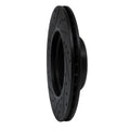 R1 82-85 Mercedes-Benz 500SEC Front Right Drilled & Slotted Black Brake Rotor