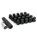 Rays M12x1.25 5 holes 16pcs nut, 4pcs Lock nut, 1 adapter & 1 lock nut key - Chrome