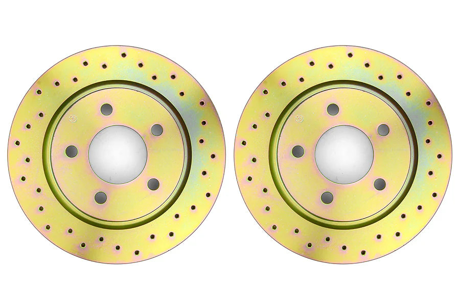 Brembo Sport Brake Rotor Pair Drilled Rear Mazda 3 Models (inc. 2007-2013 Mazdaspeed3)
