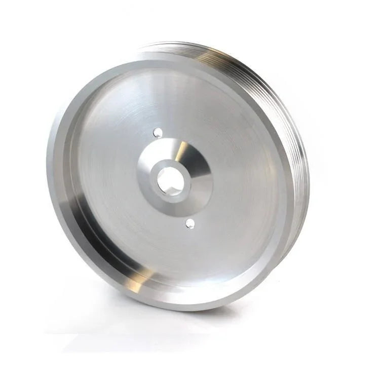 ~(2 lbs. 9X9X2)~ 03-16 Dodge Cummins 5.9/6.7 Dual CP3 Pulley Raw Aluminum