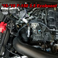 J&L 17-22 Ford F-250 6.2L/7.3L Passenger Side Oil Separator 3.0 - Black Anodized