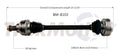 NEW CV AXLE