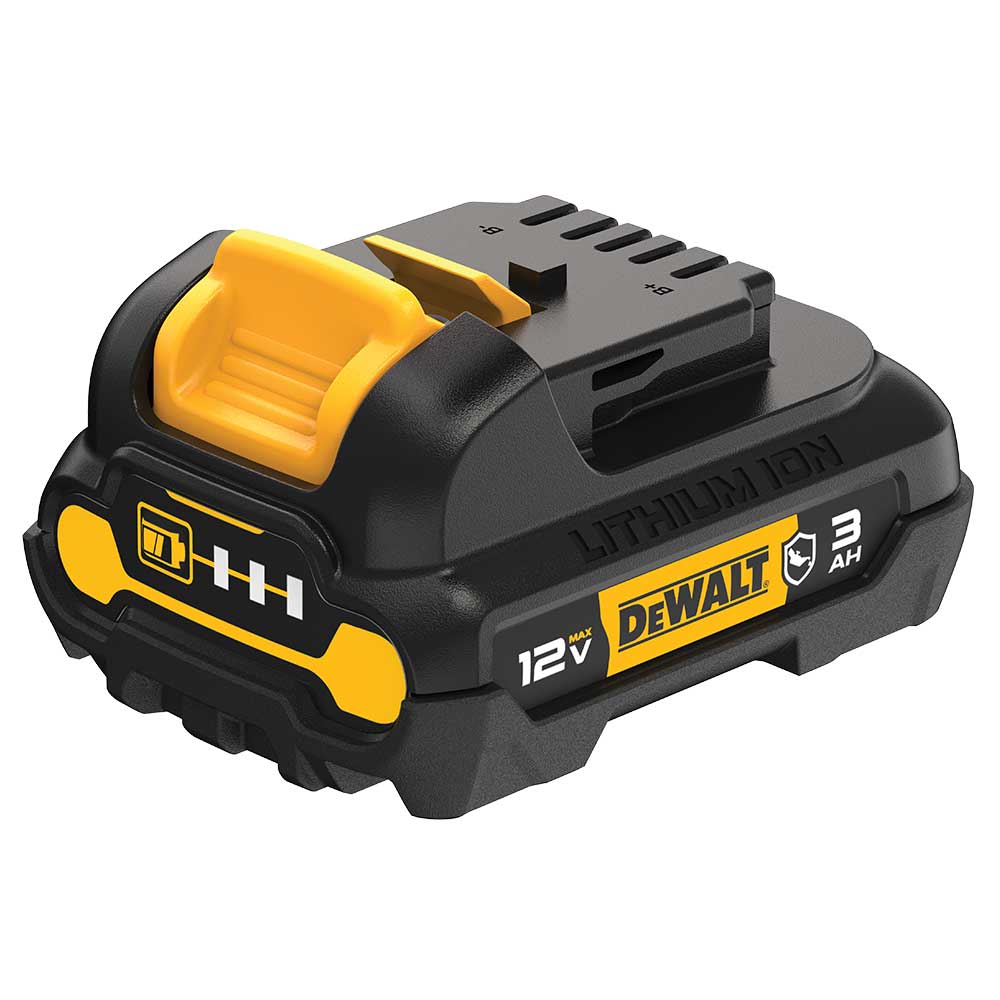 12V MAX 3AH LITHIUM ION OILRESISTANT BATTERY W/LED CHARGE INDICATOR