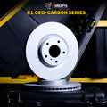 R1 Concepts Brake Rotor- Carbon Coated Fits Nissan Frontier