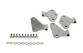 Kentrol 07-18 Jeep Wrangler JK Body Door Hinge Set 4 Pieces 2 Door - Polished Silver