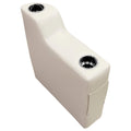 WISE 3009 PREMIER PONTOON 7IN LEFT RADIUS ARM REST PLATINUM