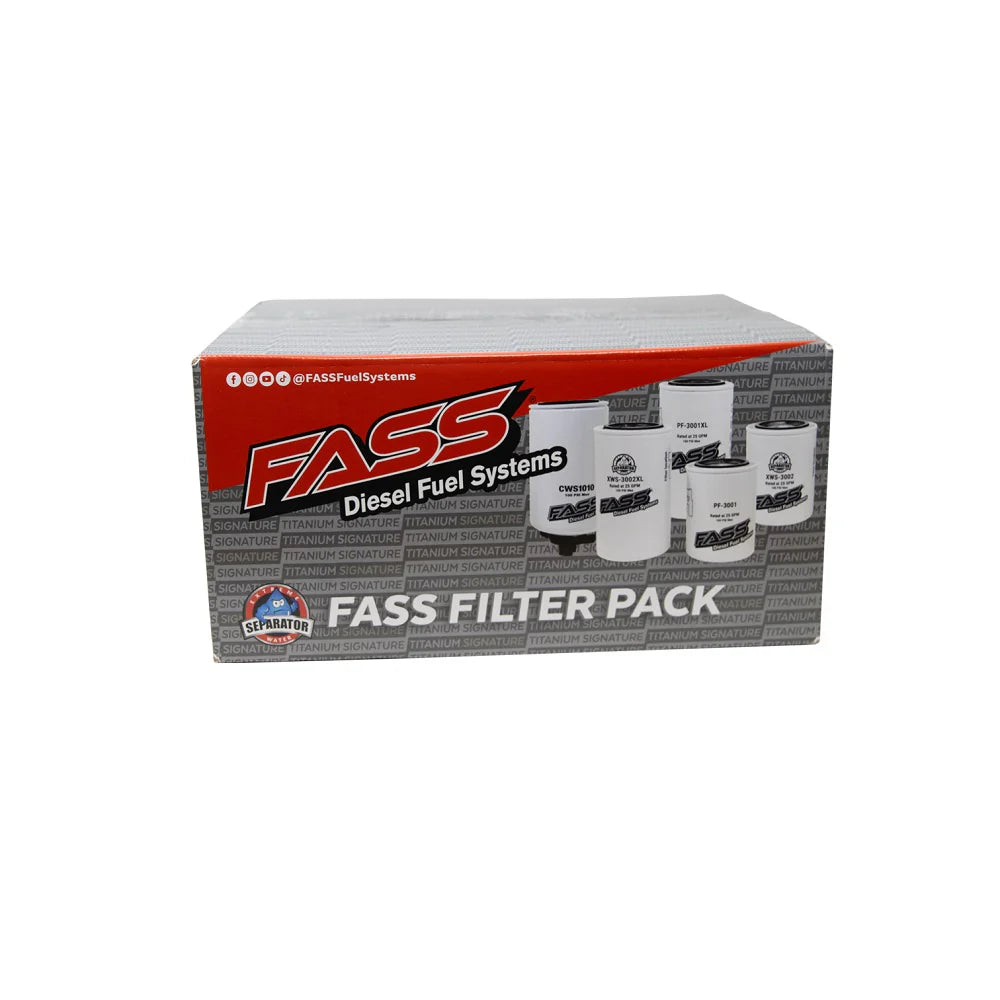 FASS Replacement Filter Pack 3 of XWS-3002 and 3 of PF-3001 XL FLEET FILTER PACK XL