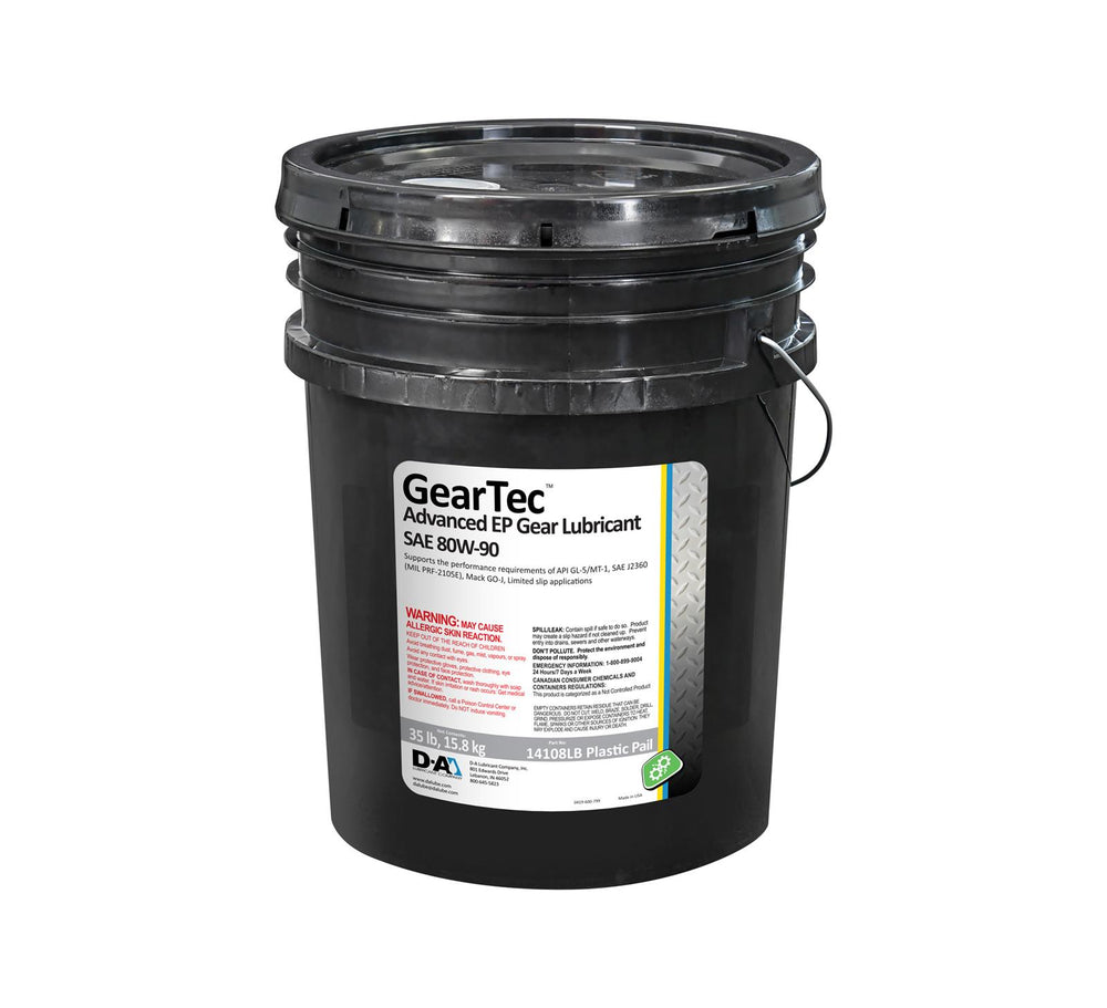 GEARTEC 80W90 35 LB PLASTIC PAIL