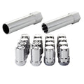 McGard SplineDrive Tuner 4 Lug Install Kit w/Locks & Tool (Cone) M12x1.5 / 13/16 Hex - Chrome (CS)