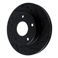 R1 82-88 Chevrolet Camaro Rear Right Drilled & Slotted Black Brake Rotor