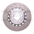 DFC 15-19 BMW X5 Right Rear Drilled Brake Rotor