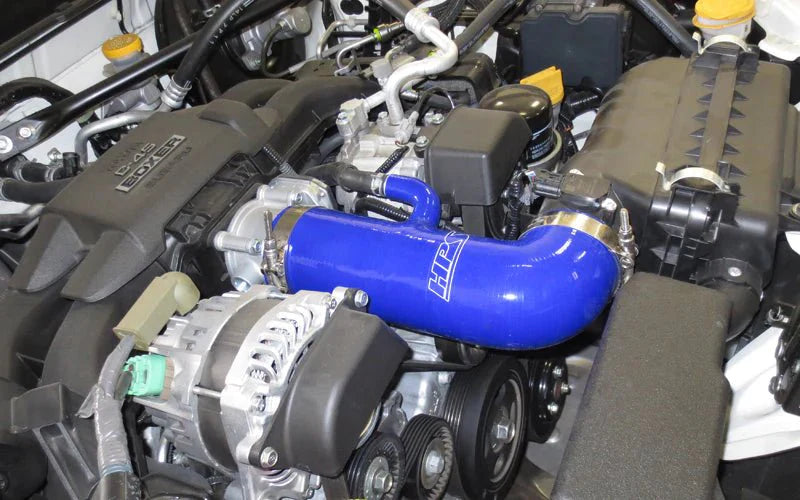 HPS Performance Blue Reinforced Silicone Post MAF Air Intake Hose Kit - Delete Stock Sound Tube for Scion 13-16 FRS