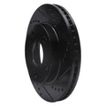 R1 79-98 Buick Riviera Rear/Front Right Drilled & Slotted Black Brake Rotor