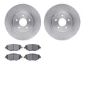 R1 Concepts E- Line Series Brake Rotor with Ceramic Brake Pads Fits Ford Mondeo