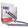 EBC 87-89 Ford Mustang (3rd Gen) 5.0L (w/o Dual Exhaust) Stainless Steel Brake Line Kit