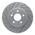 R1 06-11 Mercedes-Benz B200 Front Left Drilled & Slotted Geoperformance Rotor
