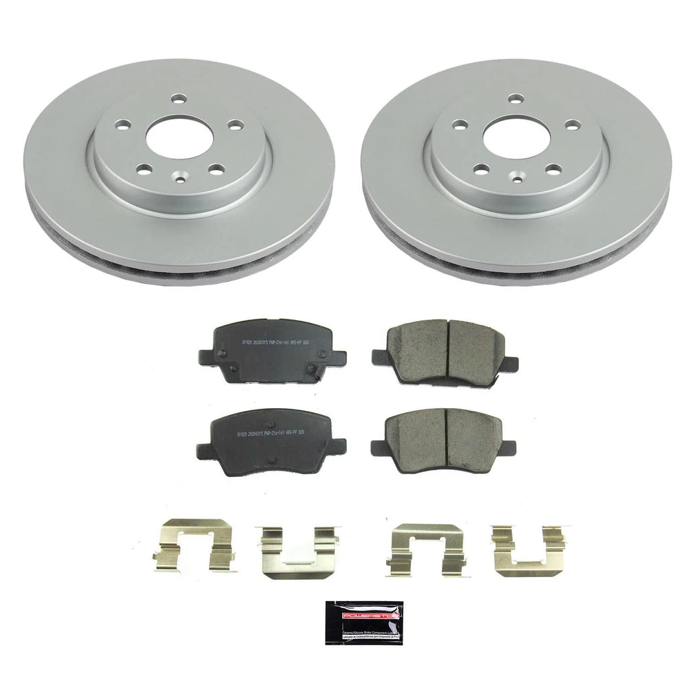 Power Stop 2020 Chevrolet Sonic Front Z17 Evolution Geomet Coated Brake Kit