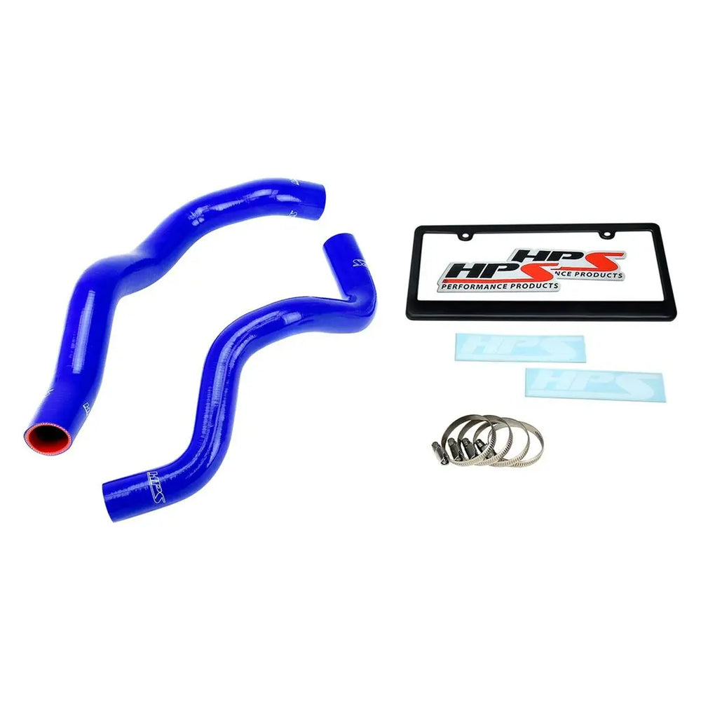 HPS Performance Blue Reinforced Silicone Radiator Hose Kit for Ford 94-95 Mustang Base V6 3.8L