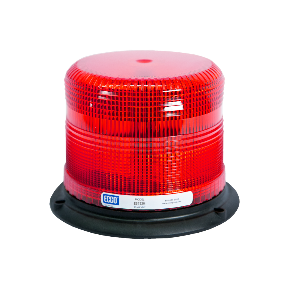 LED BEACON: PULSE II REINFORCED POLYPROPYLENE BASEEPOXY FILLEDLOW PROFILE 11 FLASH PATTERNS BLUE