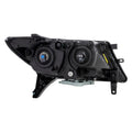 LH HEADLAMP ASSY COMPOSITE; HALOGEN; BLACK BEZEL; CHROME TRIM; PATHFINDER 1316