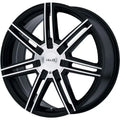 Wheel Pros Helo HE884 16X7 4X98/4.25 G-BLK MACH 35MM HE88467009335