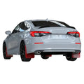 Rally Armor 22-26 Honda Civic/Civic Si/Sport Red UR Mud Flap w/White Logo