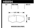 Hawk Performance auto part close-up