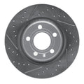 DFC 04-09 Audi S4 Rear Left Drilled & Slotted Geoperformance Rotor