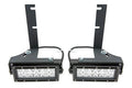 ~(6 lbs. 16X9X7)~ 2014-2017 TOYOTA TUNDRA: Rear Bumper/Frame LED Light Bar Mounts - 8 IN Opening - Swivel Adjustments - to Mount 6 IN Zroadz LED or similar light - Bolt On Easy Install - For Rear View and Distance Visibility