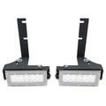 ~(6 lbs. 16X9X7)~ 2014-2017 CHEVROLET SILVERADO 1500: Rear Bumper/Frame LED Light Bar Mounts - 8 IN Opening - Swivel Adjustments - to Mount 6 IN Zroadz LED or similar light - Bolt On Easy Install - For Rear View and Distance Visibility