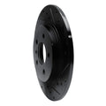 R1 05-05 Buick Terraza Rear Right Drilled & Slotted Black Brake Rotor