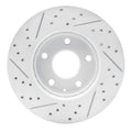 R1 14-24 Mazda Cx-3 Front Right Drilled & Slotted Geo-Carbon Rotor