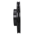 R1 16-23 Mercedes-Benz Metris Front Right Drilled & Slotted Black Brake Rotor