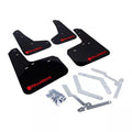 Rally Armor 12-19 Ford Focus ST / 16-19 RS Black UR Mud Flap w/Altered Teal Logo