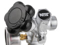 Super Hi-Flo Bottle Valve With Black Face Gauge Hi-Flo' Nitrous Valve For Bottles 5 Lbs. And Larger NOS