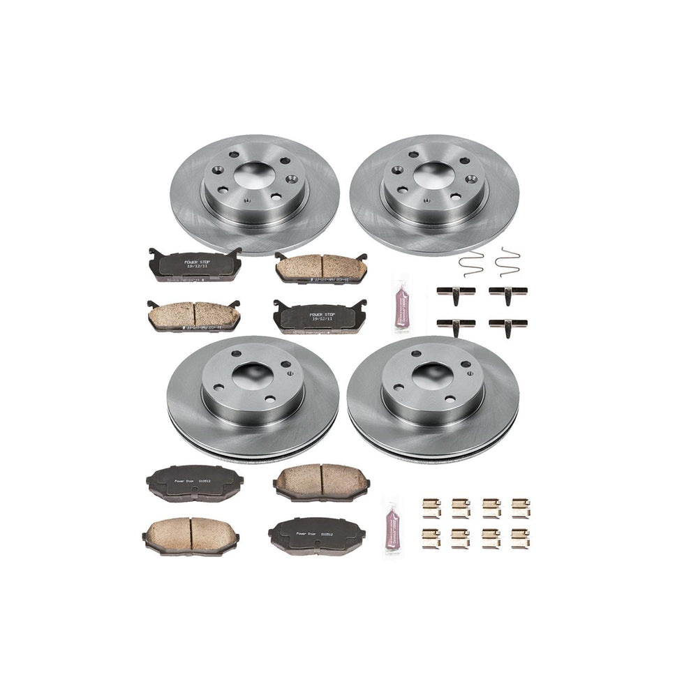 Power Stop 90-93 Mazda Miata Front & Rear Autospecialty Brake Kit